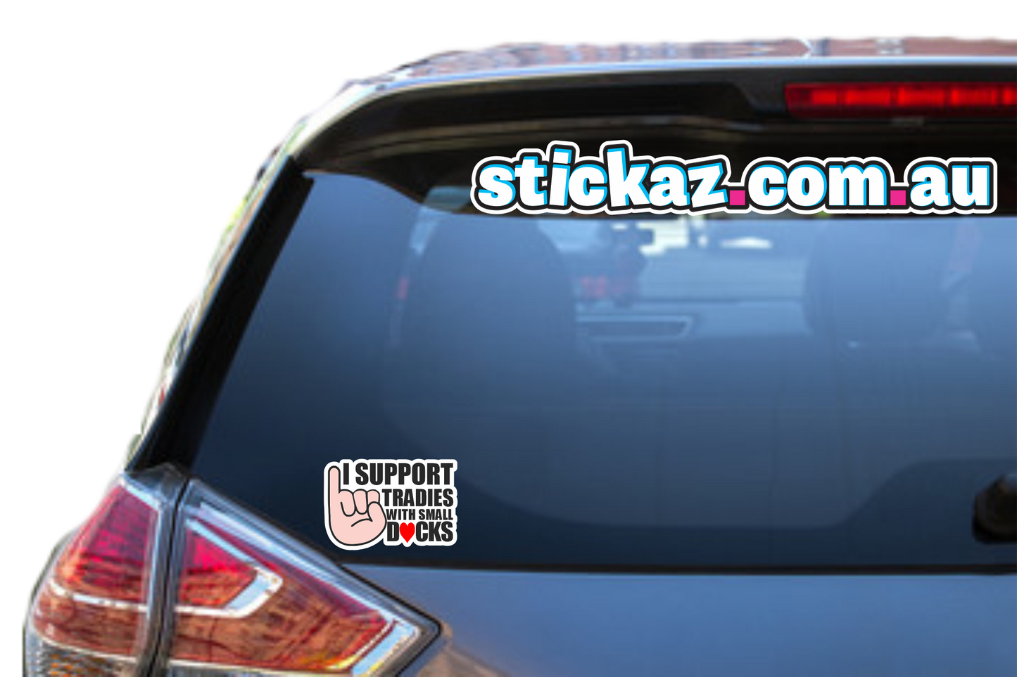 I SUPPORT TRADIES STICKER