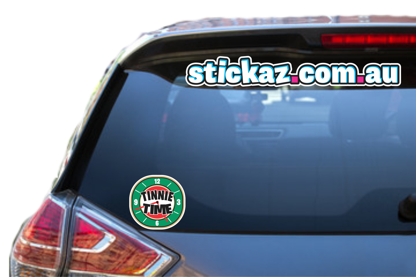 TINNIE TIME Sticker / Decal - Meme Sticker AUSSIE Car 4x4 4WD BEER Man Cave
