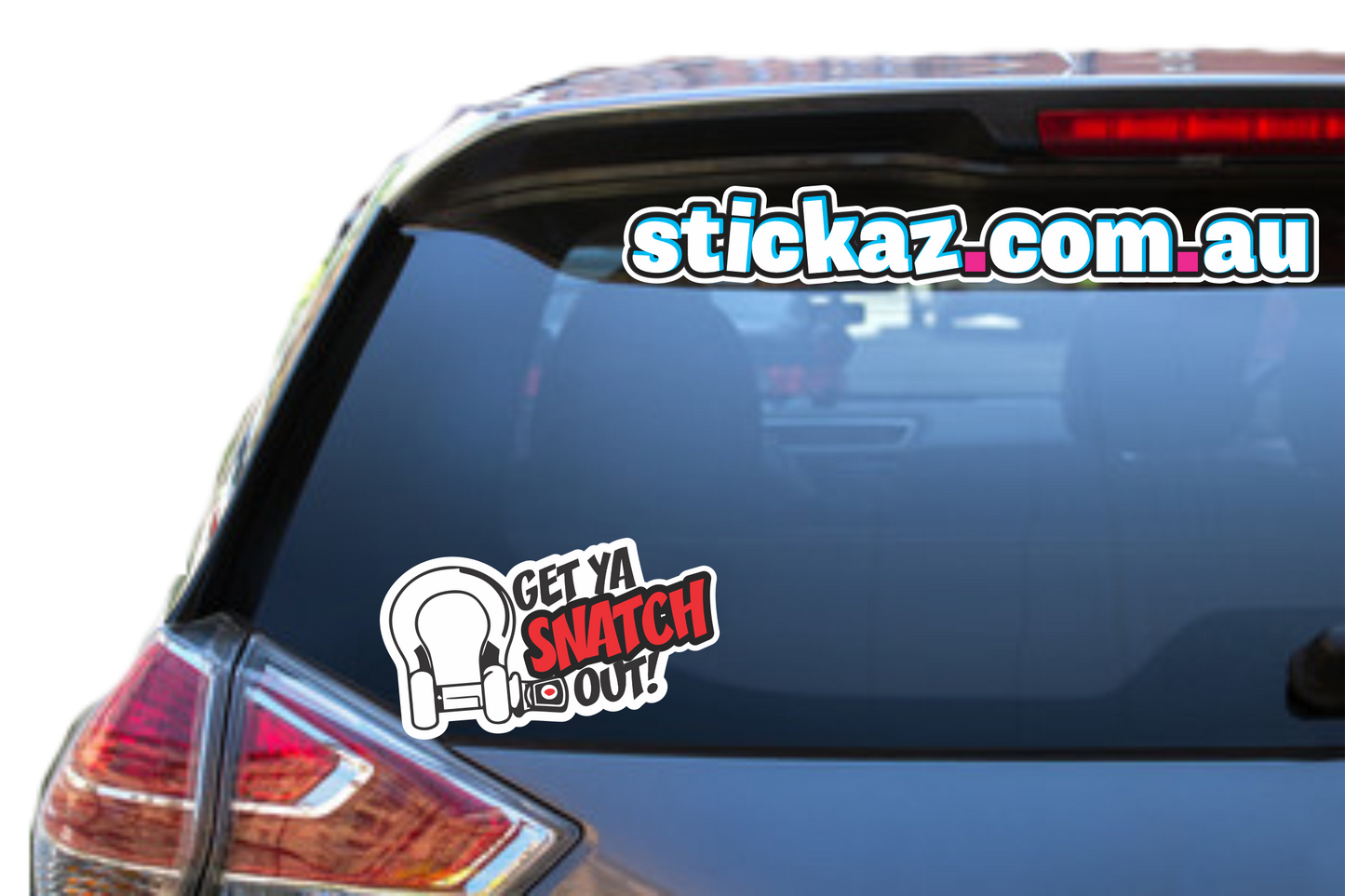Get Ya Snatch Out Sticker Decal 4x4 Camping Offroad 4WD Your Snatch Strap funny