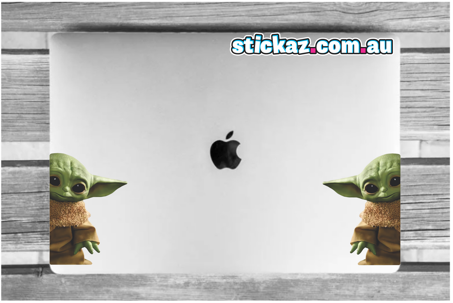 Baby Yoda sticker Printed Grogu sticker -Slap laptop funny Star Wars set of 2