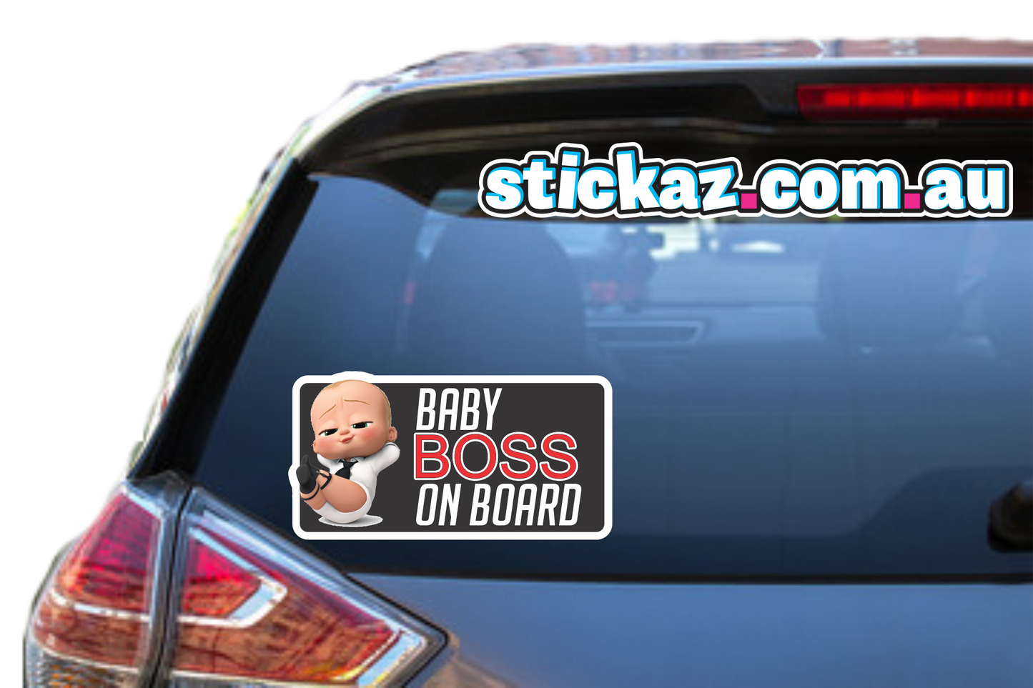 BOSS BABY ON BOARD meme cute very cool Vinyl Car Sticker Decal Funny