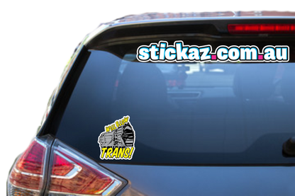 WILL BLOW TRANS STICKER