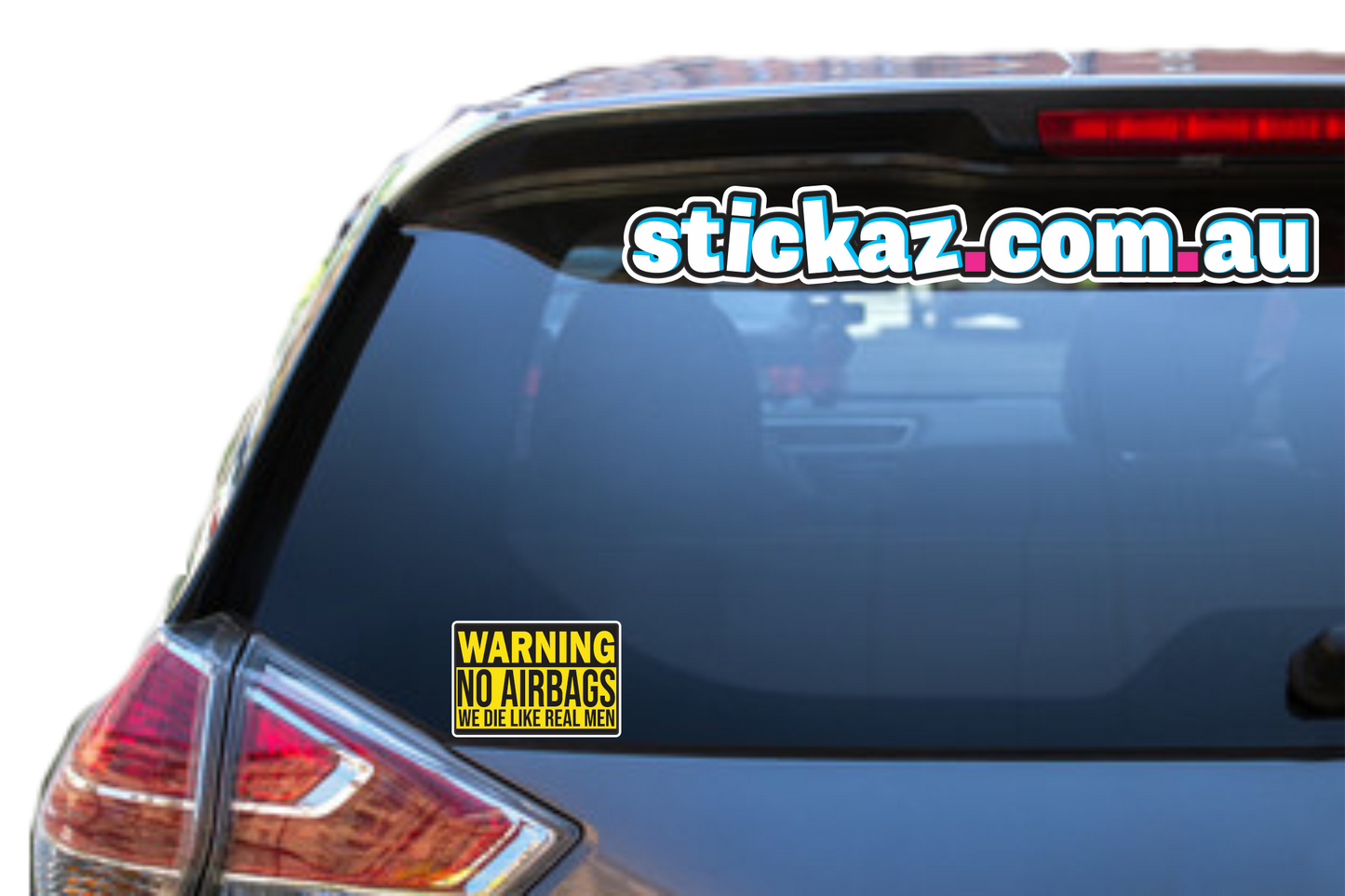 WARNING NO AIRBAGS Vinyl Car Sticker Decal Cheap Funny Truck 4x4 4WD WINDOW