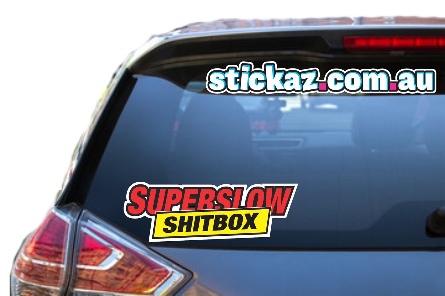 Super Slow Shitbox Sticker Funny Laptop Car Window Bumper 4x4 Decal Supercheap